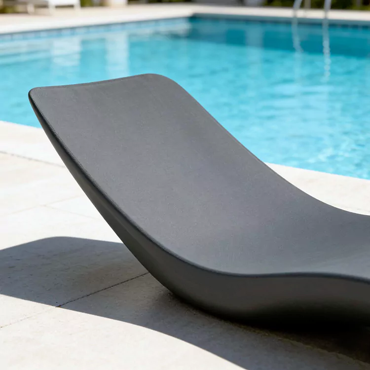 Fiberglass Waterproof S Shaped FRP Sun Lounger